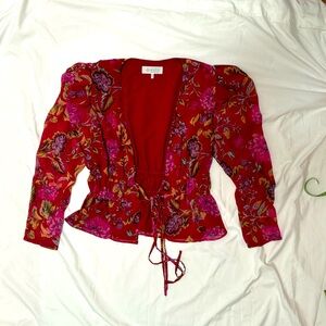 WAYF Floral Blouse